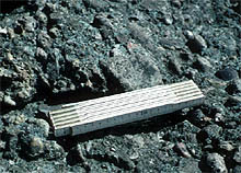 centimeter sized rounded clasts in the catskill beds, devonian, new york