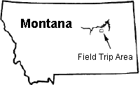 Map of Montana